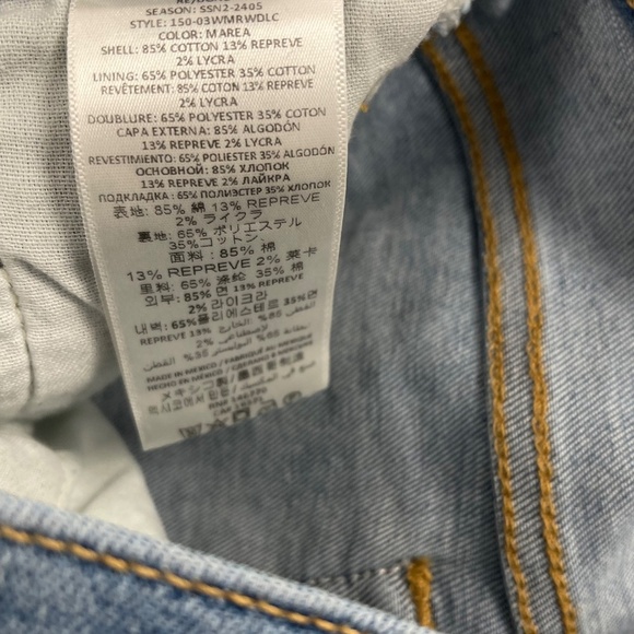 Re/Done Mid-Rise Wide-Leg Cropped Jeans - Size 23 and 24 - NWT - Picture 3 of 5